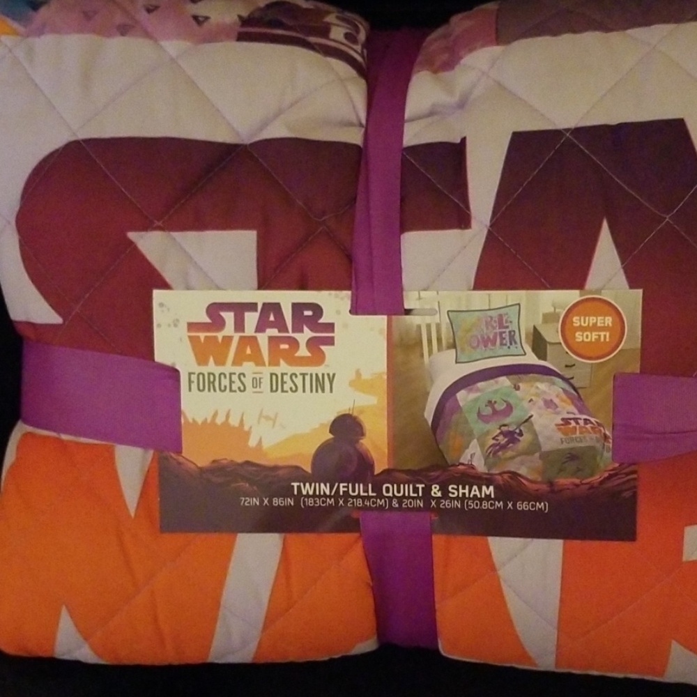 Twin/Full Quilt & Sham Star Wars